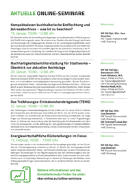 Dokument Aktuelle Online-Seminare