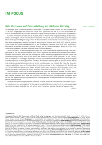 Dokument Kein Vertrauen auf Postzustellung am nächsten Werktag