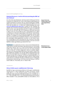 Dokument Kurz informiert