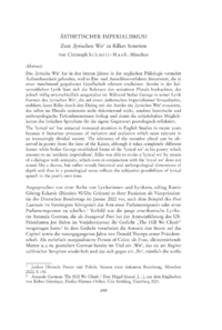 Dokument &Auml;sthetischer Imperialismus?
