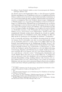 Dokument Eva E&szlig;linger: Fremde Heimkehr. Studien zu einem Literaturprogramm der Moderne