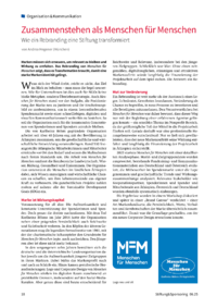 Dokument Zusammenstehen als Menschen f&uuml;r Menschen