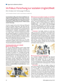 Dokument Im Fokus: Forschung zur sozialen Ungleichheit