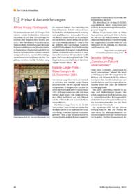 Dokument Preise & Auszeichnungen