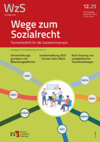Dokument WzS Wege zur Sozialversicherung Ausgabe 12 2025