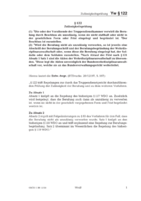 Dokument &sect; 122 Zul&auml;ssigkeitspr&uuml;fung