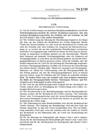 Dokument &sect; 139 Durchf&uuml;hrung der Vollstreckung