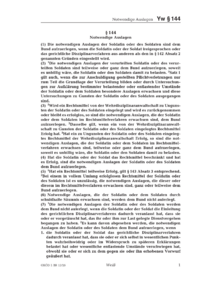 Dokument &sect; 144 Notwendige Auslagen