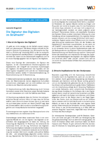 Dokument Die Signatur des Digitalen im Strafrecht