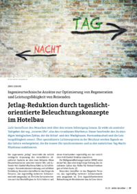 Dokument Jetlag-Reduktion durch tageslichtorientierte Beleuchtungskonzepte im Hotelbau