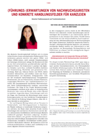 Dokument (F&uuml;hrungs-)Erwartungen von Nachwuchsjuristen und konkrete Handlungsfelder f&uuml;r Kanzleien