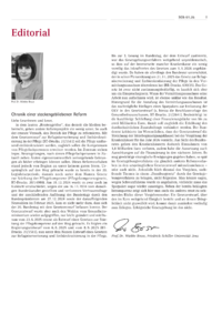 Dokument Chronik einer steckengebliebenen Reform