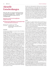 Dokument Aktuelle Entscheidungen