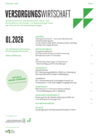 Dokument Zeitschrift Versorgungswirtschaft (VW) Ausgabe 01 2026