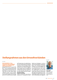 Dokument Stellungnahmen aus den Umweltverb&auml;nden