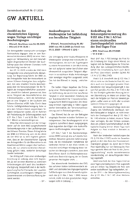 Dokument GW aktuell