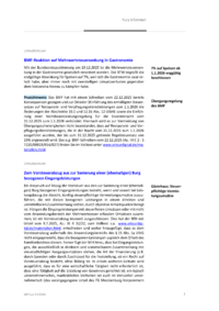 Dokument Kurz informiert