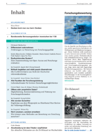 Dokument Inhaltsverzeichnis