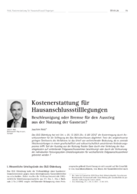 Dokument Kostenerstattung f&uuml;r Hausanschlussstilllegungen