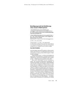 Dokument Beteiligungsrecht bei Einf&uuml;hrung eines neuen E-Mail-Systems