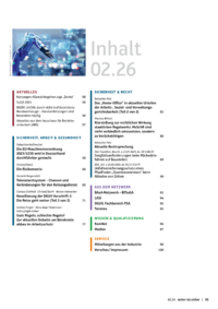 Dokument Inhaltsverzeichnis