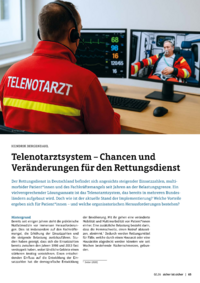Dokument Telenotarztsystem &ndash; Chancen und Ver&auml;nderungen f&uuml;r den Rettungsdienst