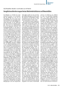 Dokument Aktuelle Rechtsprechung