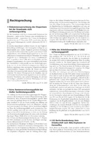 Dokument Rechtsprechung