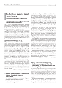 Dokument Nachrichten aus der Sozialversicherung