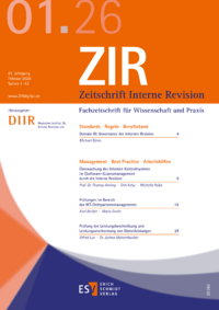 Dokument Zeitschrift Interne Revision Ausgabe 01 2026