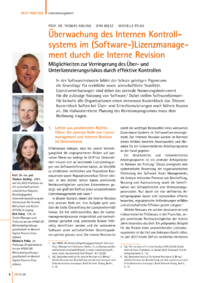 Dokument &Uuml;berwachung des Internen Kontrollsystems im (Software-)Lizenzmanagement durch die Interne Revision