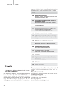 Dokument 5. Symposium &bdquo;Sektoren&uuml;bergreifende Versorgung&ldquo; am 26. M&auml;rz 2026