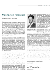 Dokument Unter neuen Vorzeichen