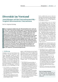 Dokument Diversit&auml;t im Vorstand