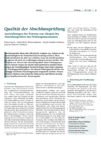 Dokument Qualit&auml;t der Abschlusspr&uuml;fung