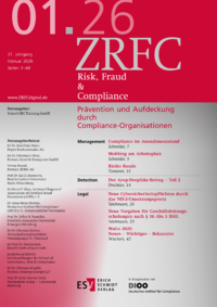 Dokument Risk, Fraud & Compliance Ausgabe 01 2026