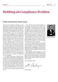 Dokument Mobbing als Compliance-Problem