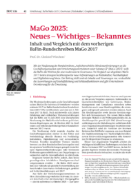 Dokument MaGo 2025: Neues &ndash; Wichtiges &ndash; Bekanntes