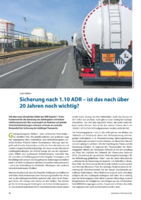 Dokument Sicherung nach 1.10 ADR &ndash; ist das nach &uuml;ber 20 Jahren noch wichtig?