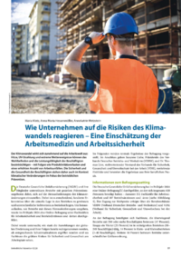 Dokument Wie Unternehmen auf die Risiken des Klimawandels reagieren