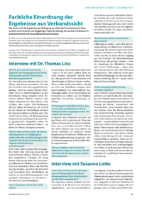 Dokument Fachliche Einordnung der Ergebnisse aus Verbandssicht