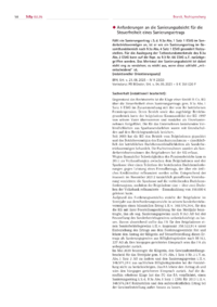 Dokument Anforderungen an die Sanierungsabsicht f&uuml;r die Steuerfreiheit eines Sanierungsertrags