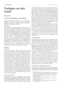 Dokument Vorlagen an den EuGH