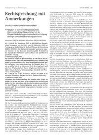 Dokument T&auml;tigkeit in mehreren Mitgliedstaaten/Wohnmitgliedstaat/Wesentlicher Teil der T&auml;tigkeit/Ankn&uuml;pfungskriterien/Ber&uuml;cksichtigung sonstiger Umst&auml;nde/Beurteilungszeitraums