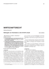 Dokument Weitergabe von Positivdaten an die SCHUFA erlaubt