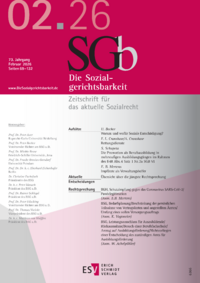Dokument Die Sozialgerichtsbarkeit Ausgabe 02 2026