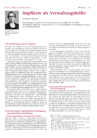 Dokument Impf&auml;rzte als Verwaltungshelfer