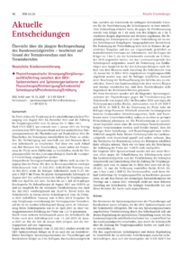 Dokument Aktuelle Entscheidungen