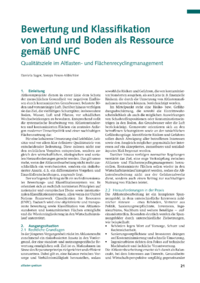 Dokument Bewertung und Klassifikation von Land und Boden als Ressource gem&auml;&szlig; UNFC