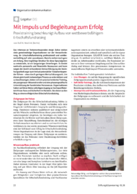 Dokument Mit Impuls und Begleitung zum Erfolg